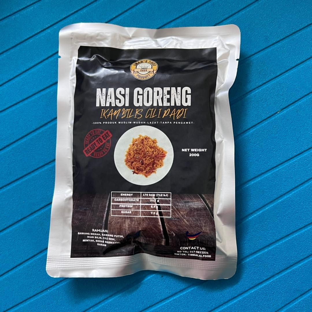 Nasi Goreng Ikan Bilis Cili Padi